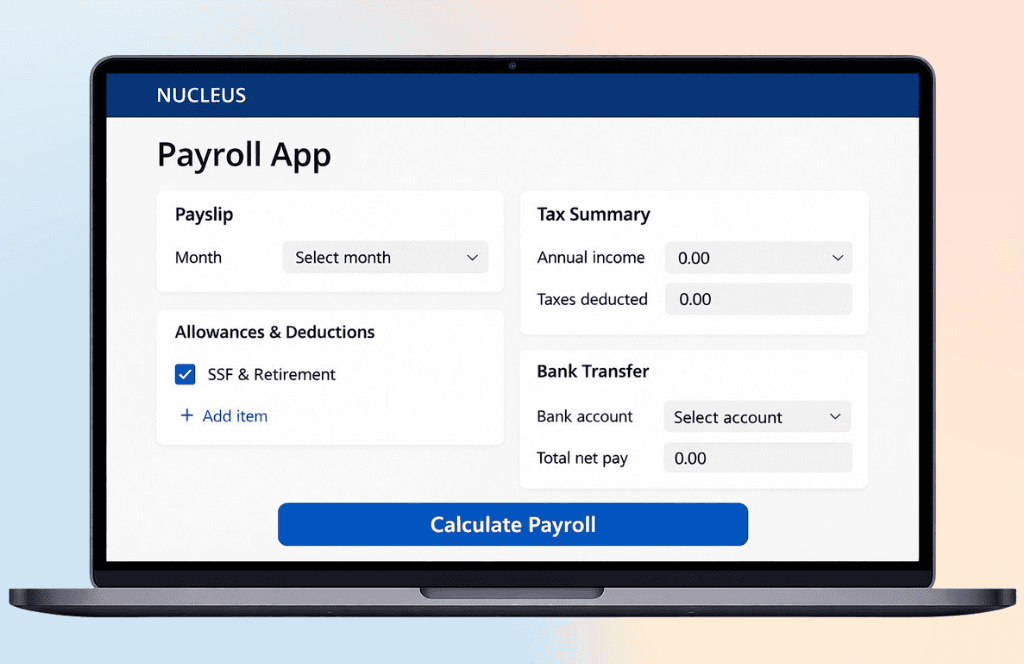 Nucleus Payroll - Payroll Made Smooth, Tax Made Simple