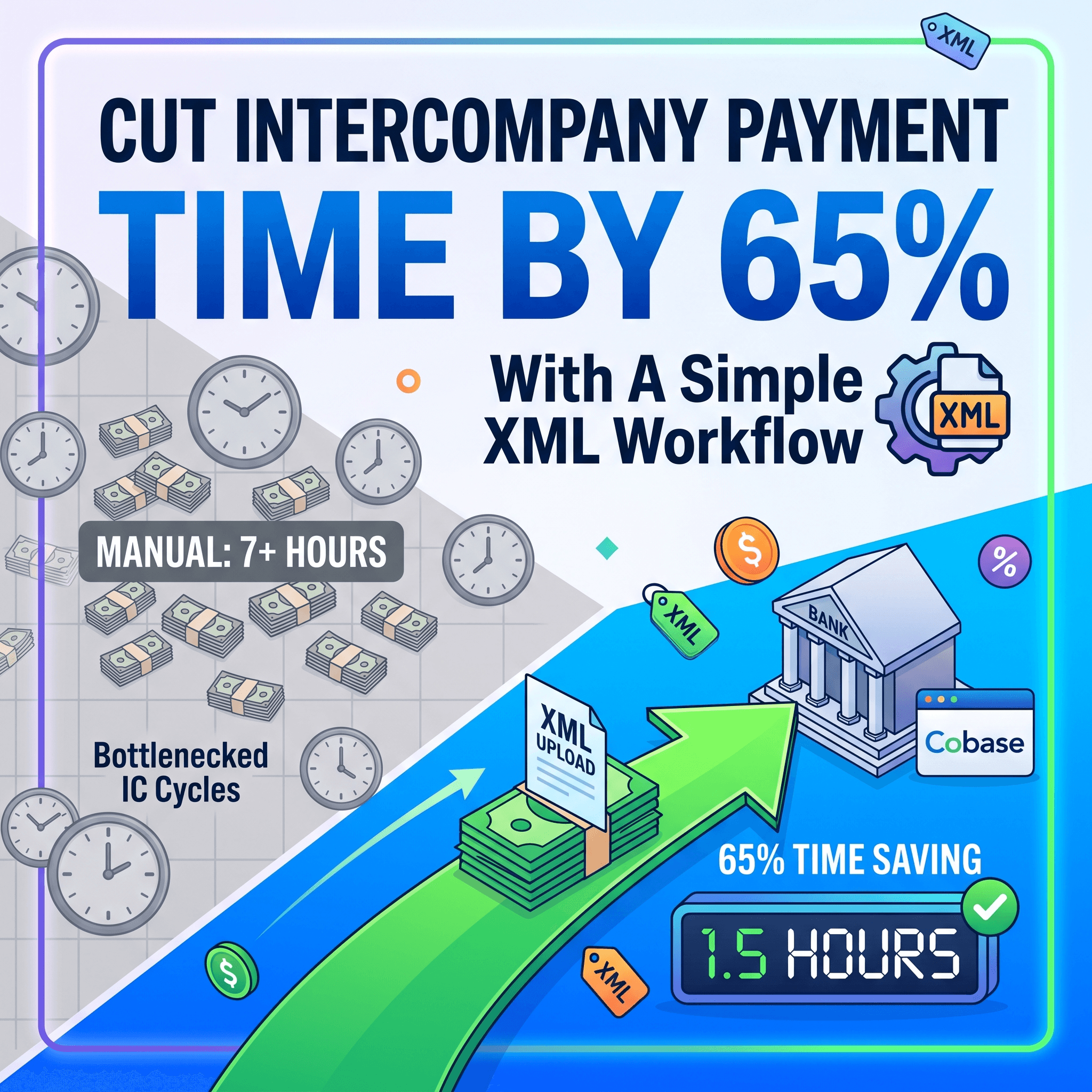 How We Cut Intercompany Payment Processing Time by 65% With a Simple XML Workflow
